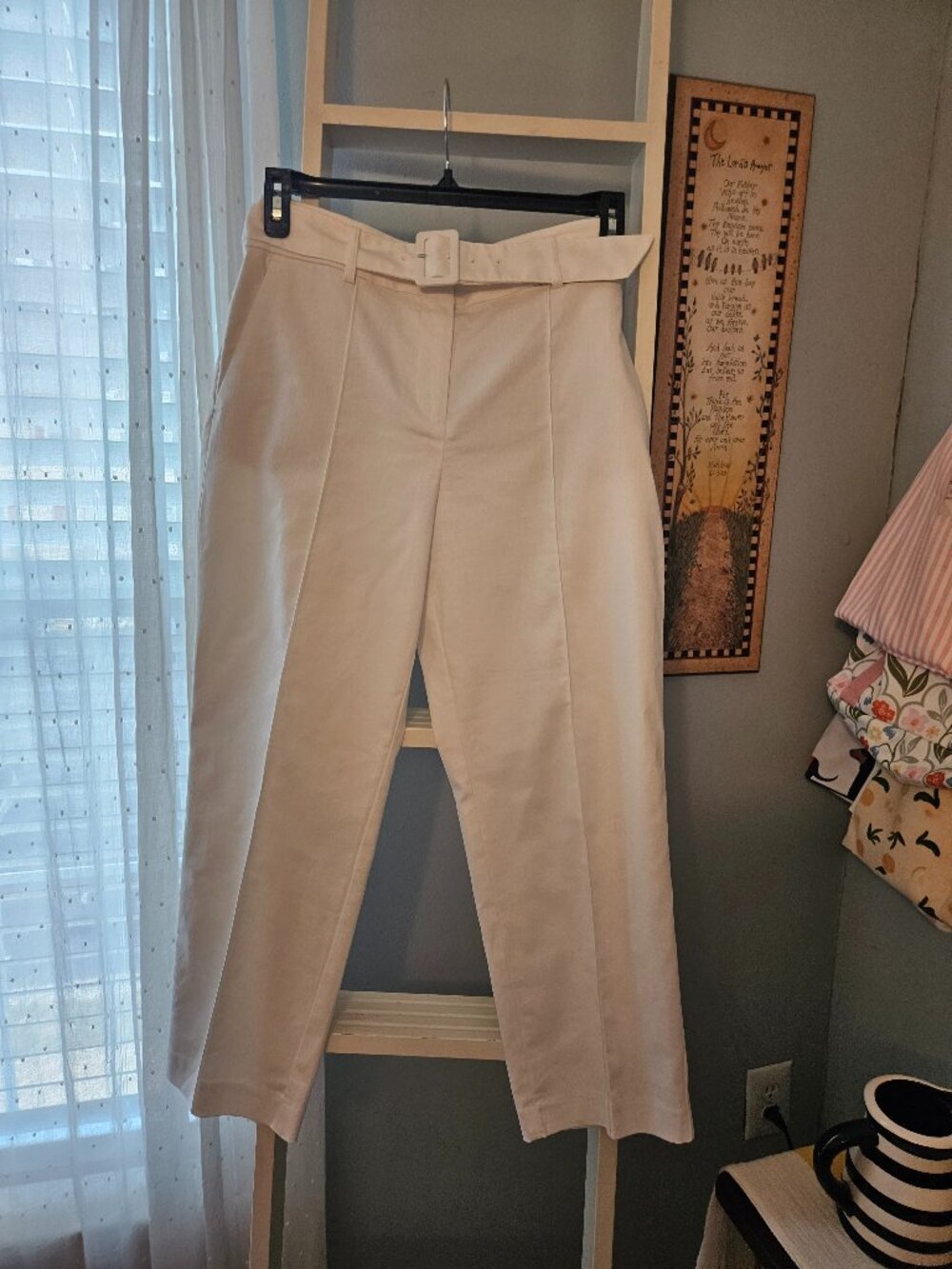Loft - White tailored pants